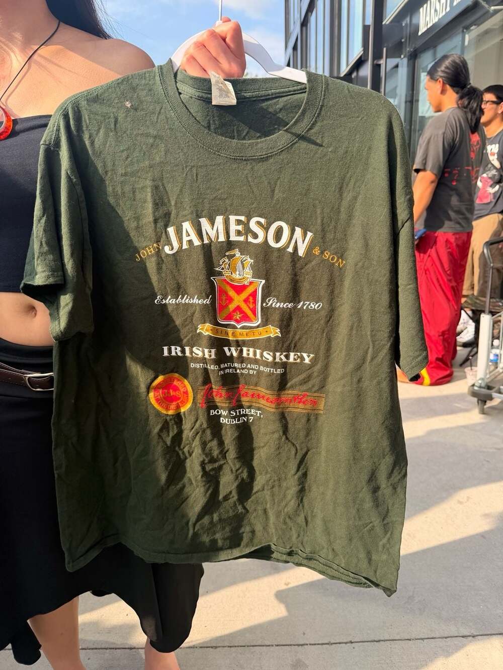 Gildan Heavy Cotton Jameson Irish Whiskey Green T-Shirt